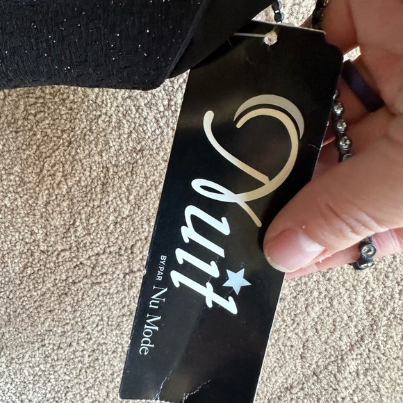 Black Nuit Prom Ballgown Dress - Picture 3 of 6